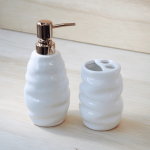 KIT DE BANHEIRO DE CERÂMICA COM 02 PEÇAS - 98542-BR