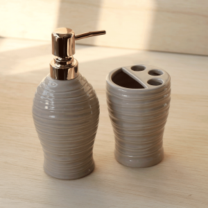 KIT DE BANHEIRO DE CERÂMICA COM 02 PEÇAS - 98541-BG