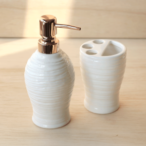 KIT DE BANHEIRO DE CERÂMICA COM 02 PEÇAS - 98541-BR