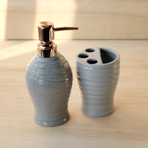 KIT DE BANHEIRO DE CERÂMICA COM 02 PEÇAS - 98541-CZ