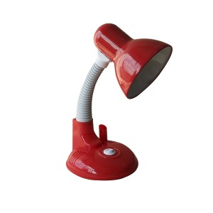 LUMINÁRIA DE MESA DE METAL E PLÁSTICO COM SUPORTE PARA CANETA BIVOLT - NS0867-VM