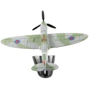 MINIATURA COLECIONAVEL CLASSIC FIGHTER SPITFIRE CAMUFLADO CINZA/VERDE - DMC3706