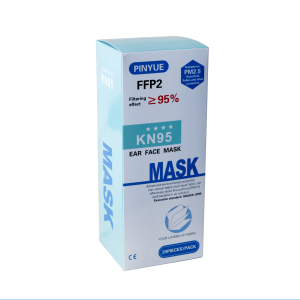 MÁSCARA DE PROTEÇÃO FACIAL COM 4 CAMADAS BOX COM 20 UNIDADES - MASKN95-A