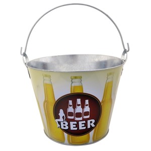 BALDE DE METAL PARA CERVEJA BEER 3 GARRAFAS 4.8 LITROS - CA12096-F