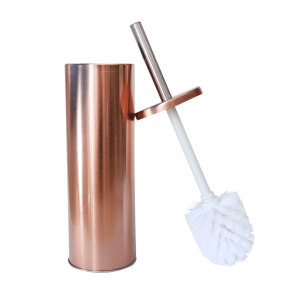 ESCOVA SANITÁRIA EM INOX GOLD ROSE FOSCO 9X38CM - CHI2115