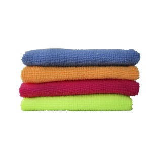 PANO PARA LIMPEZA 100 % POLIÉSTER COM 4 UNIDADES EM MICROFIBRA 35X35CM - CHI3020