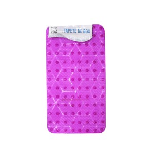 TAPETE PARA BANHEIRO DE USO INTERNO DO BOX ANTIDERRAPANTE EM PVC  38X69CM - TPBOX57-PK