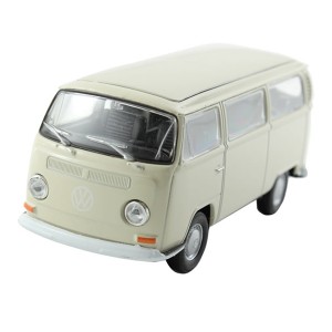 MINIATURA METAL MIX VOLKSWAGEN 72 BUS T2 BEGE 1:34-39 - DMC2423