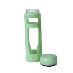 GARRAFA DE VIDRO REVESTIDA COM CAPA PLÁSTICA 400ML - SXYT4860-VD