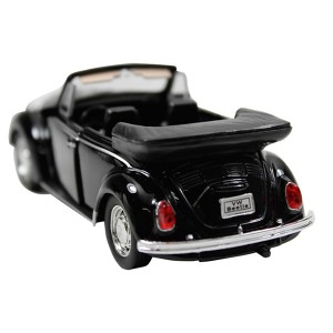 MINIATURA METAL MIX VOLKSWAGEN BEETLE CONVERSIVEL PRETO 1:34-39 - DMC2423