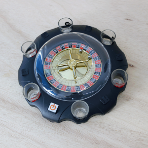 JOGO ROLETA DRINK ELÉTRICA DE PLÁSTICO COM 6 COPOS - BRFG10120