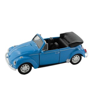 MINIATURA METAL MIX VOLKSWAGWN BEETLE CONVERSIVEL AZUL 1:34-39 - DMC2423