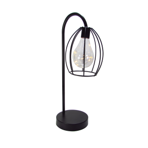 LUMINARIA COM 8 LEDS DE FERRO E PLÁSTICO 19X14X38CM -KL8850