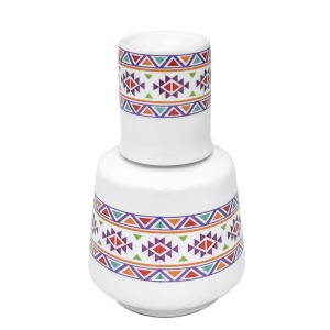 MORINGA EM PORCELANA ESTAMPA GEOMETRICA 500 ML - PRC1901