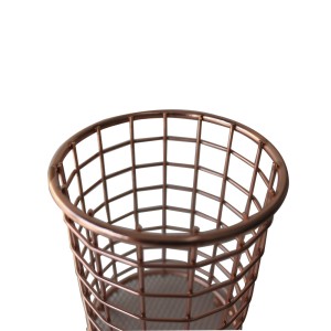 PORTA TALHER DE METAL ARAMADO REDONDO 11X15,5CM - HD65111