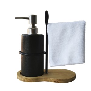 JOGO PARA BANHEIRO EM PORCELANA COM 3 PEÇAS - HU02209-MR