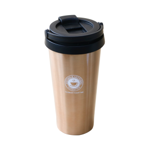 COPO TÉRMICO EM INOX COM ALÇA E ESTAMPA DE CAFÉ  500 ML - MG5036-DOU