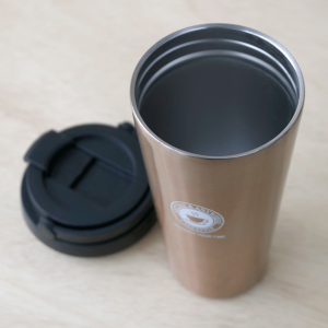 COPO TÉRMICO EM INOX COM ALÇA E ESTAMPA DE CAFÉ  500 ML - MG5036-DOU