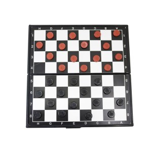 JOGO DE XADREZ DE PLÁSTICO 3 EM 01 - XADREZ, DAMA E GAMÃO 29X29CM - 2031