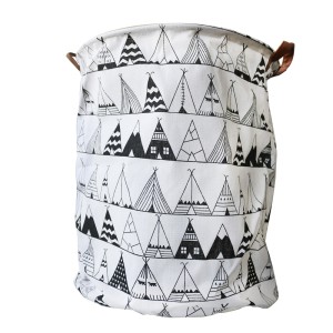 CESTO ORGANIZADOR DE POLIÉSTER COM ALÇAS NAS LATERAIS 49X40CM - 1400-D