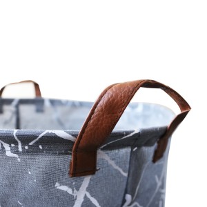 CESTO ORGANIZADOR DE POLIÉSTER COM ALÇAS NAS LATERAIS 49X38CM - 1399-B