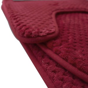 JOGO DE TAPETE PARA BANHEIRO DE POLIÉSTER COM 03 PCS - 97542-VM