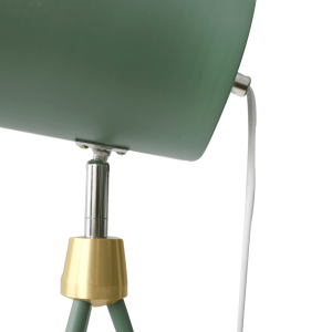 LUMINÁRIA DE MESA EM METAL COM TRIPÉ RETRÔ 50CM BIVOLT - 97772-VD