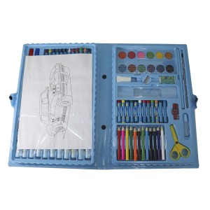 MALETA ESCOLAR DESENHO 98PÇS INMETRO CARRO DODGE MT98BOY-B