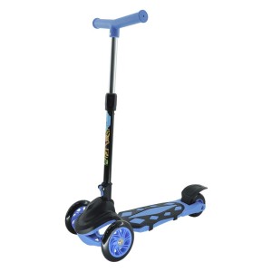 PATINETE DE PLÁSTICO E METAL DOBRÁVEL COM 03 RODAS 40KG POWER AZUL - DMR5553