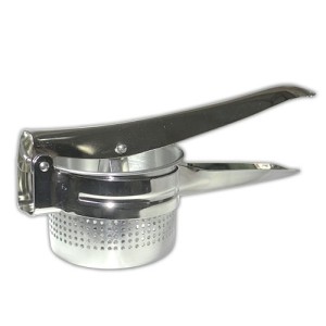 ESPREMEDOR E AMASSADOR DE BATATA EM AÇO INOX 9X27CM - 97978