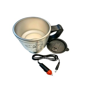 CANECA TÉRMICA VEICULAR COM FRASES EM INOX 400 ML - GDR0294-D