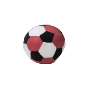 ALMOFADA PELUCIA BOLA P - 15 CM BRANCA,VERMELHA E PRETA - 31300124-TRI