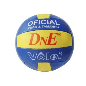 BOLA DE VOLEI DE PVC NO TAMANHO 5 AZUL E AMARELA - BFV6055-D