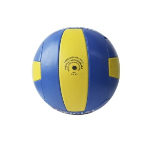 BOLA DE VOLEI DE PVC NO TAMANHO 5 AZUL E AMARELA - BFV6055-D