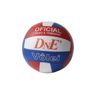 BOLA DE VOLEI DE PVC NO TAMANHO 5 VERMELHA, BRANCA E AZUL - BFV6055-A