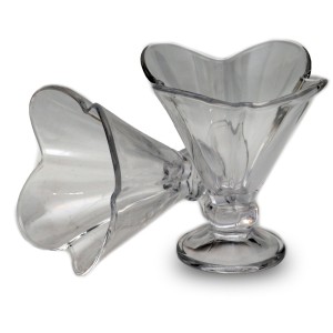 JOGO DE TAÇA PARA SOBREMESAS EM VIDRO COM 3 PEÇAS 160 ML - VDA03047