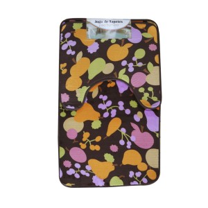 JOGO DE TAPETE PARA BANHEIRO DE POLIÉSTER COM 02 PCS - 894279-B