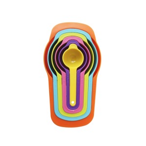 KIT DE MEDIDORES EM PLÁSTICO COM 6 PEÇAS - CA09446