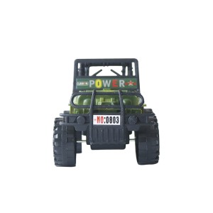 CARRINHO JIPE DE PLÁSTICO 12CM CAMUFLADO - LP0803-VERDE