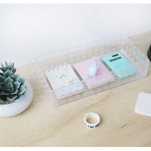 ORGANIZADOR DE PLÁSTICO COM ENCAIXE 6X14X28CM - TX0712