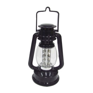 LUMINÁRIA LAMPIÃO 16 LED ELÉTRICA E PILHA RECARREGÁVEL BIVOLT - PT