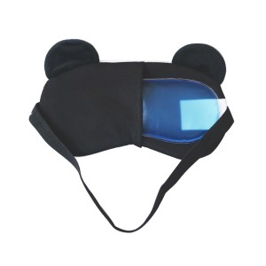 MASCARA DE DESCANSO COM  BOLSA GEL TÉRMICO DE PLÁSTICO ESTAMPA PANDA - WC409525-A