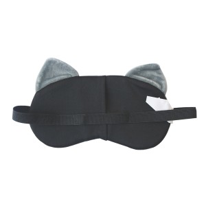 MASCARA DE DESCANSO COM  BOLSA GEL TÉRMICO DE PLÁSTICO ESTAMPA GATOS - WC409525-G