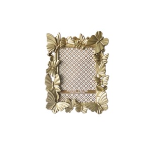 PORTA RETRATO MODELO BORBOLETAS DE PLÁSTICO COM PÉ GRAVATA 10X15CM - 135738-DOU