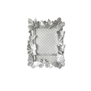 PORTA RETRATO MODELO BORBOLETAS DE PLÁSTICO COM PÉ GRAVATA 10X15CM - 135738-PTA