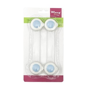 TRAVA DE SEGURANCA PARA ARMARIOS COM 2 PECAS - BEB0104