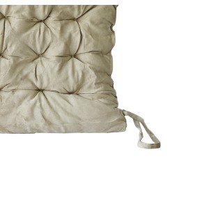 ALMOFADA FUTTON DE POLIESTER COM TIRAS PARA PRENDER NA CADEIRA 38X38CM - 96498-BG