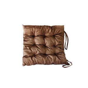 ALMOFADA FUTTON DE POLIESTER COM TIRAS PARA PRENDER NA CADEIRA 38X38CM - 96498-MR