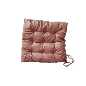 ALMOFADA FUTTON DE POLIESTER COM TIRAS PARA PRENDER NA CADEIRA 38X38CM - 96498-SAL