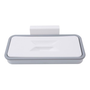 LIXEIRA DE PORTA ACOPLÁVEL COM TAMPA DE PLÁSTICO - 24,5CM - NS2876